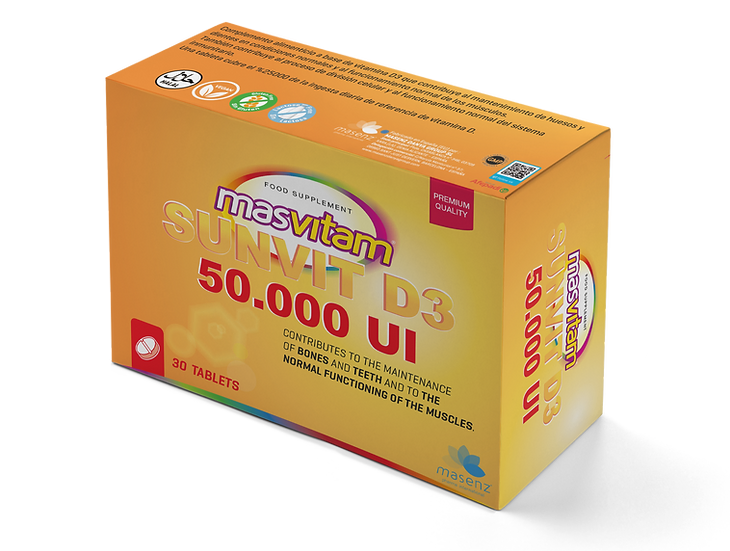 SUNVIT D3 50.000 UI TABLETS